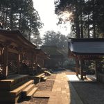 新潟観光大使。69『早朝の弥彦神社とロープウェイ。』