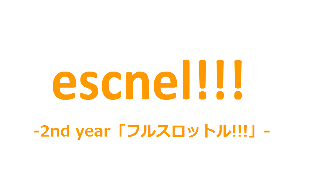 【祝】エスネルデザイン1周年！2nd Year Slogan「フルスロットル!!!」