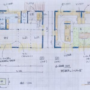 【自邸-16】検討メモ紹介『自邸の間取りが出来るまで。』家づくりの物語。－僕の生きてきた道－