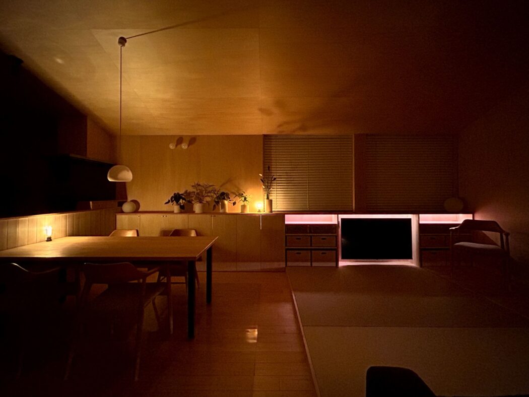 【秘訣】照明計画『心地良い夜の作り方。』－全体照明と局所照明の活用－case.自邸-森のエスネル